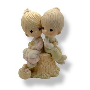 Precious Moments Figurine‎ 1978 Love One Another Boy Girl Vintage Gift Ceramic